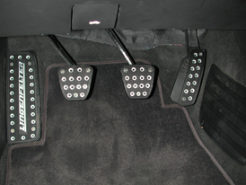 Lingenfelter Logo Camaro SS CNC Billet Pedals Set AT 2010-2013 - lingenfelter.com